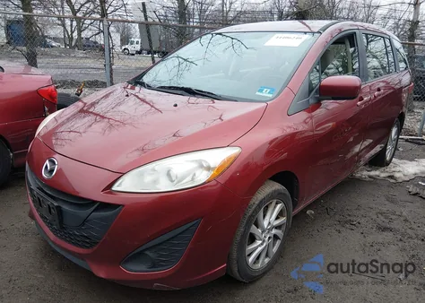 2012 Mazda Mazda5 Sport z USA, uszkodzony, nr VIN JM1CW2BL1C0135538